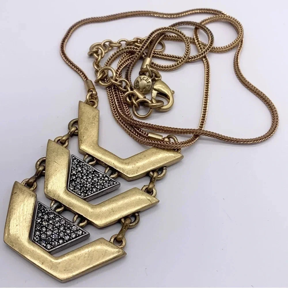 J. Crew Jeweled Pendant Necklace